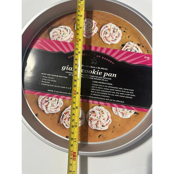 Giant Cookie Pan  12 x 12”  by Sunny Side Up Bakery. Brand New - Picture 5 of 6